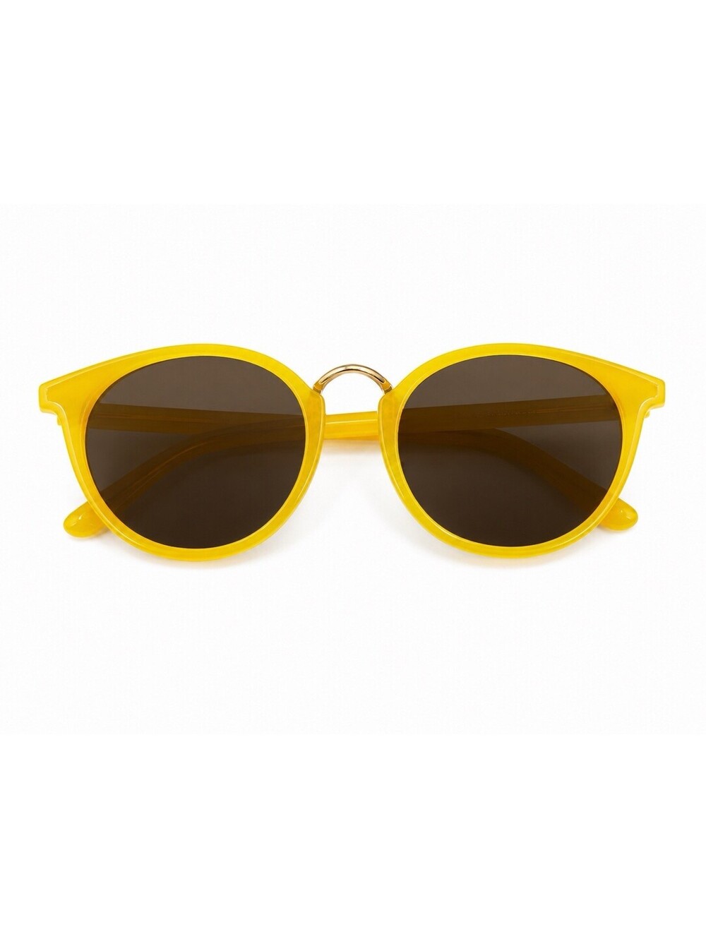 Yellow Cat Eyes Sunglasses Retro Fashion Statement Shades Women